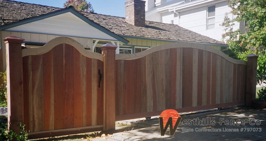 Custom tongue and groove with arch gates